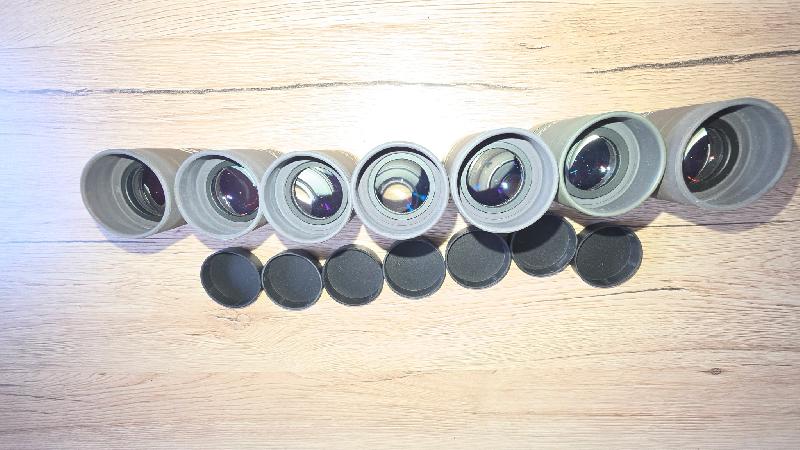 Lot de 7 oculaires Vixen LV, made in japan
