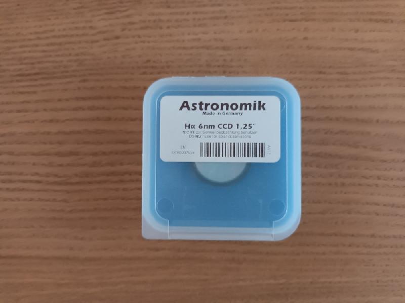 Filtres 1,25'' SHO Astronomik 6nm et LRVB Baader