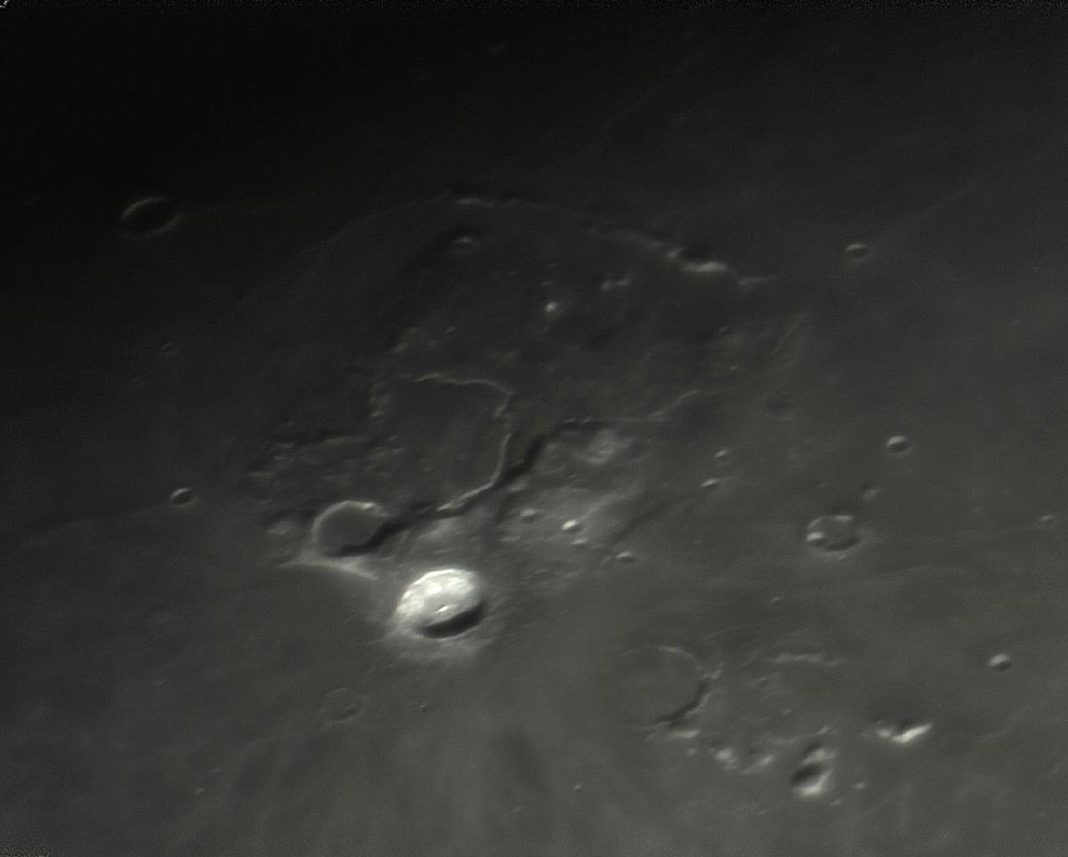 Lune 21/10/2018 cratère Aristarque Lune 21/10/2018 cratère Aristarque
