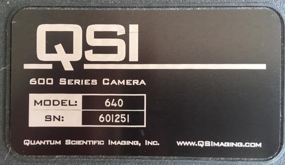 Vends Caméra QSI 640 WSG8