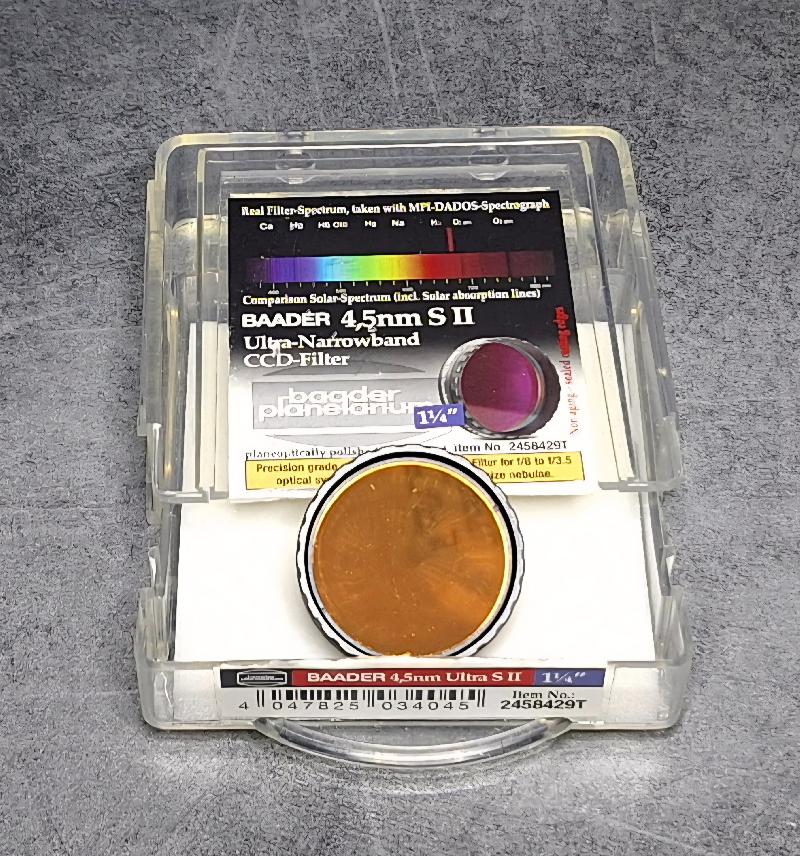 Filtre Baader SII 4,5nm Filtre Baader SII 4,5nm