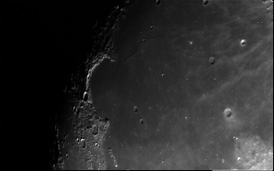 Lune le jura et montes recti et teneriffe