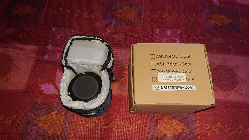 Caméra ZWO CMOS ASI178MMC Refroidie noir & blanc - Chip D=8,82 mm