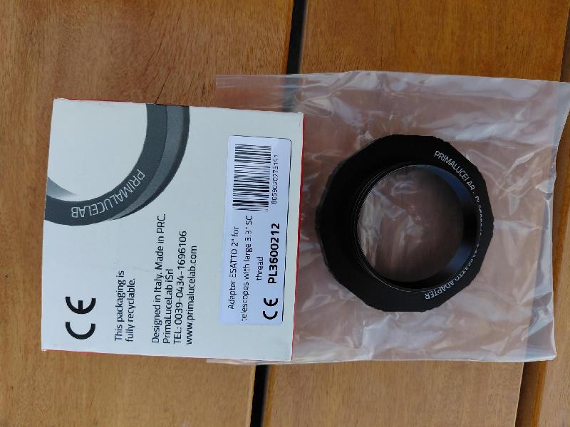 Porte-oculaires ESATTO 2" neuf jamais servi, avec accessoires