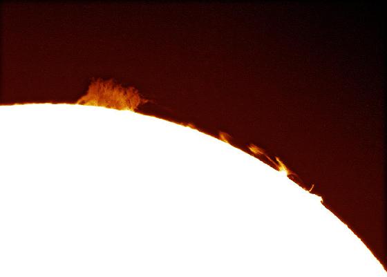Soleil du 28/06/15 à midi