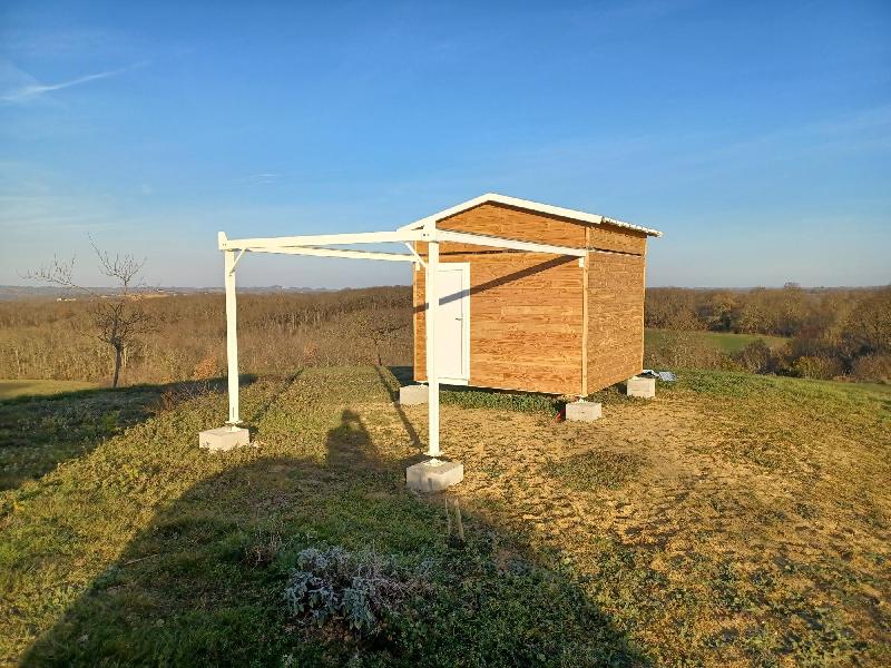 Observatoire toit roulant complet