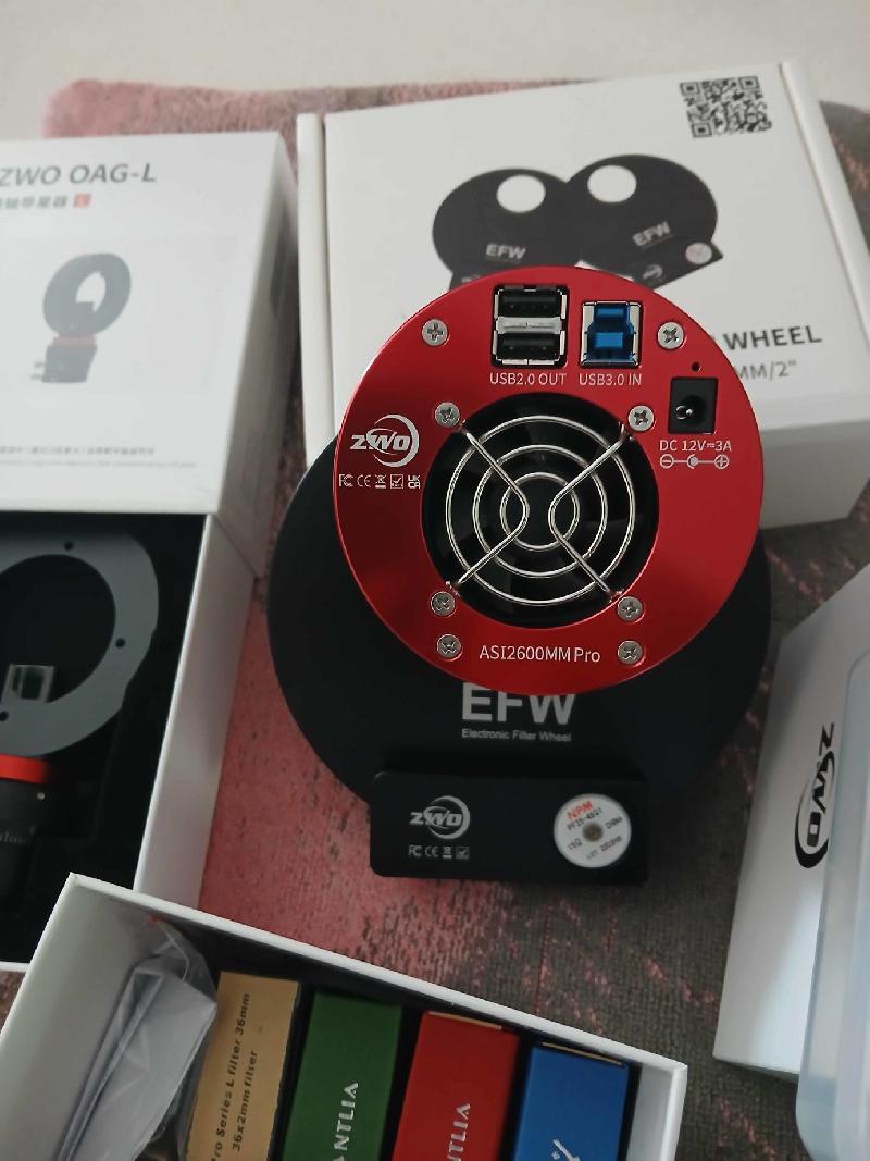 ZWO 2600MM avec EFW et filtres