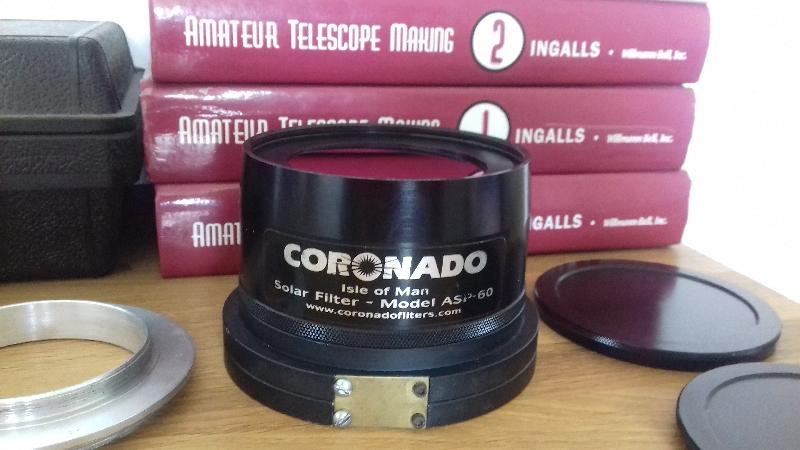 RARE filtre Halpha Coronado SM60 Double stack RARE filtre Halpha Coronado SM60 Double stack