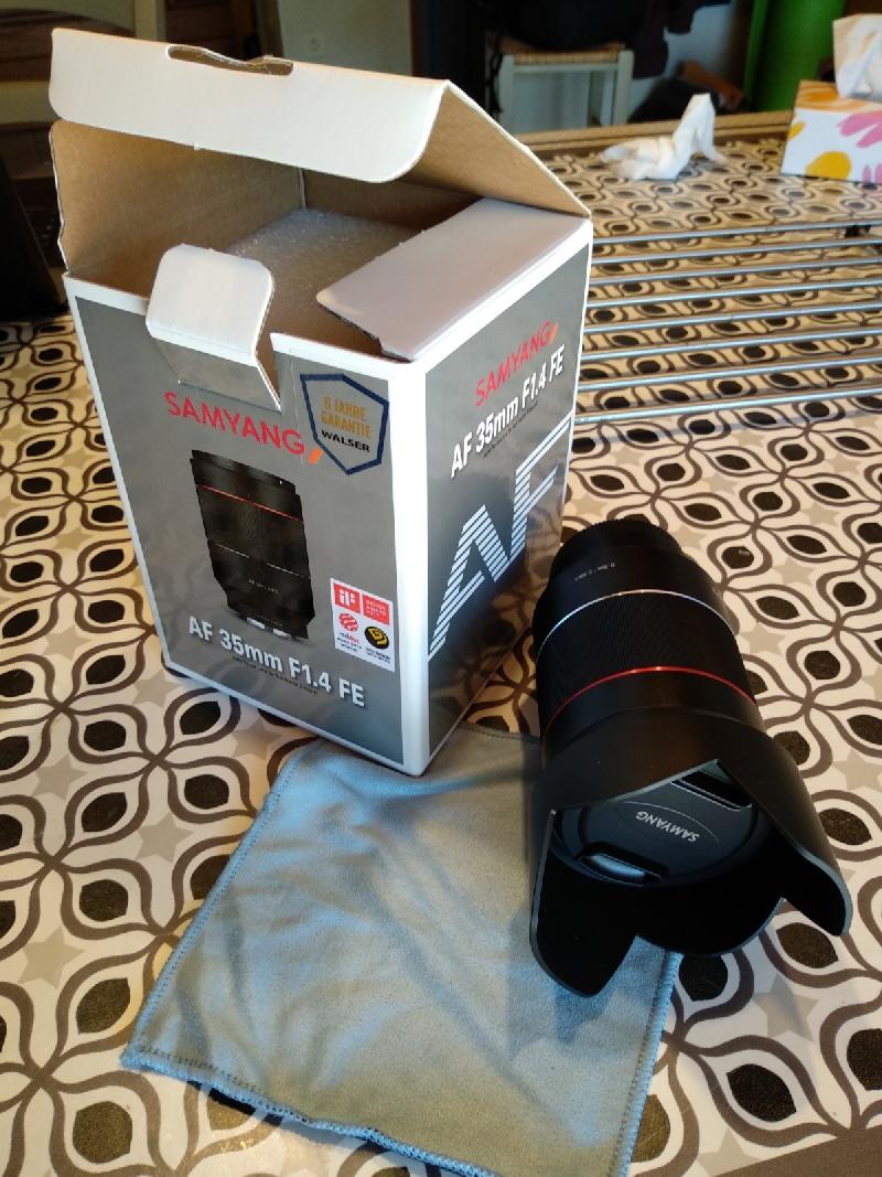 Objectif Samyang 35mm AF f1.4 monture Sony FE Objectif Samyang 35mm AF f1.4 monture Sony FE
