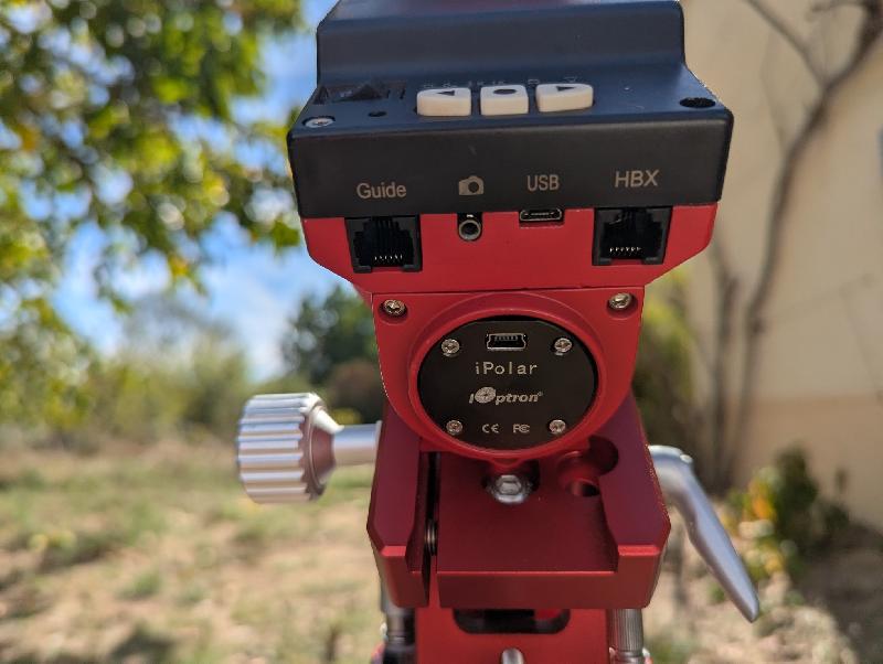 Monture équatoriale iOptron SkyGuider Pro + iPolar + accessoires