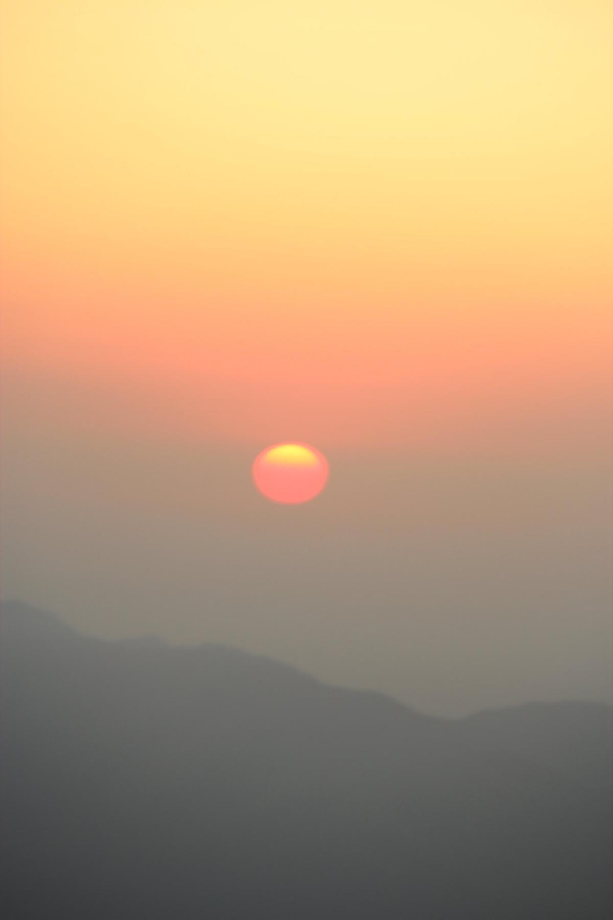 Coucher de soleil au Pic du Midi - Août 2012