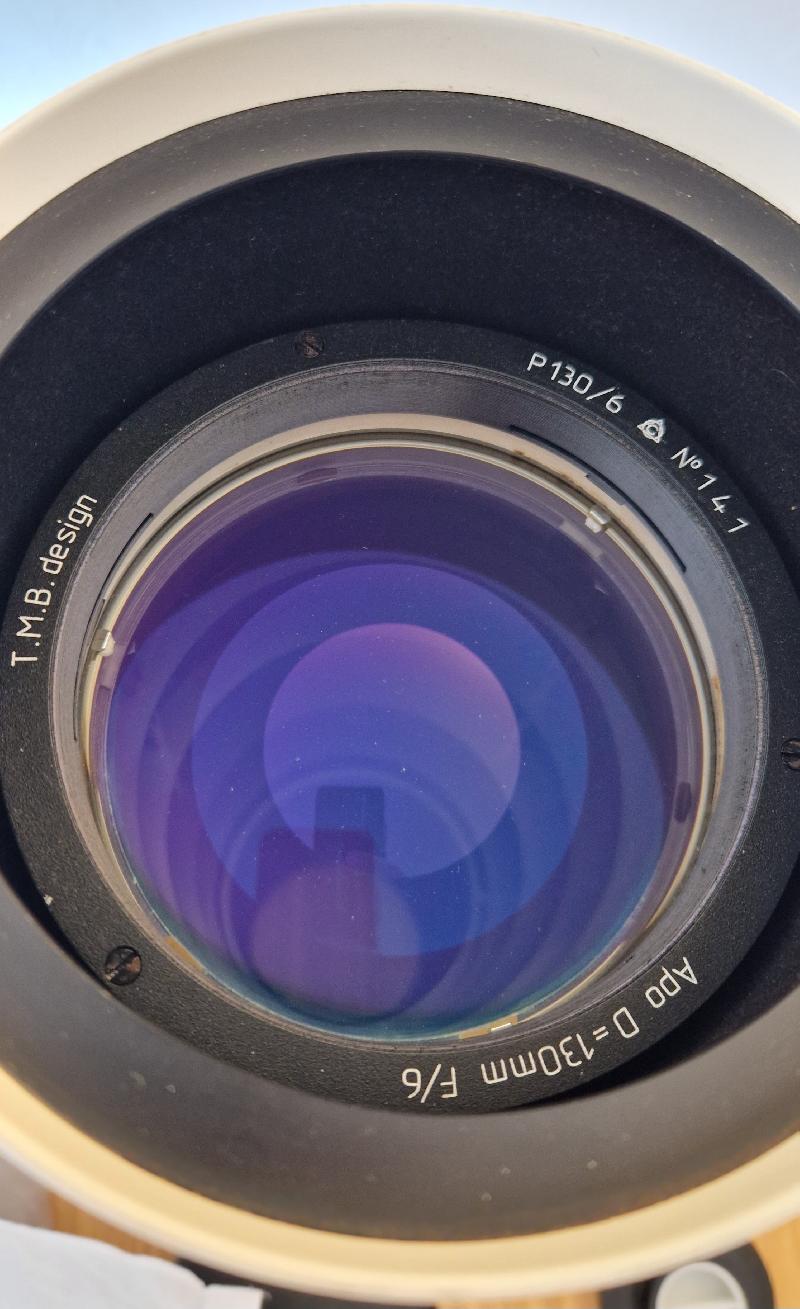 Lunette TMB 130/780 F/6 triplet apo LZOS n°141