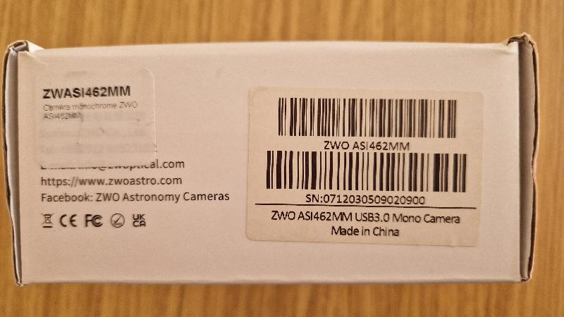 *ZWO ASI 462MM