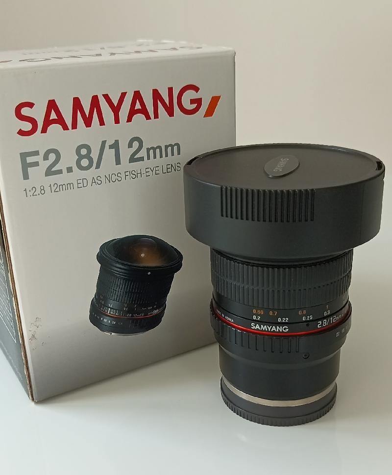 Samyang 12mm fisheye monture Sony E Samyang 12mm fisheye monture Sony E