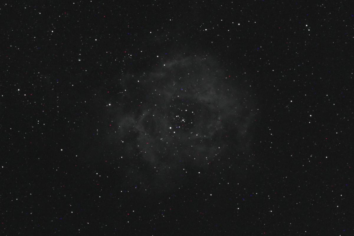 Nebuleuse de la Rosette Ha 600D Samyang 135 360s Astrotrac sans suivi Nebuleuse de la Rosette Ha 600D Samyang 135 360s Astrotrac sans suivi