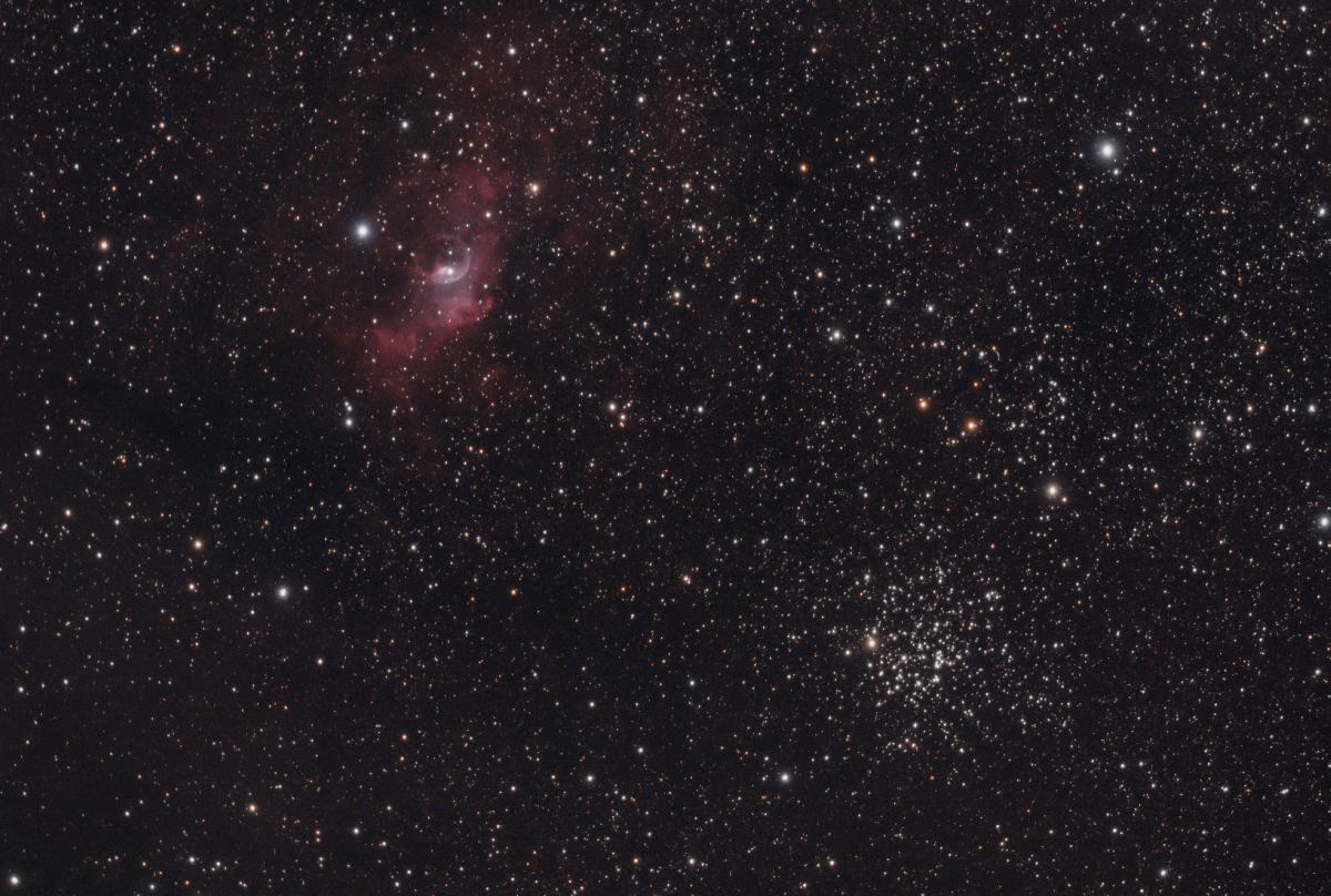 NGC7632+M52 NGC7632+M52