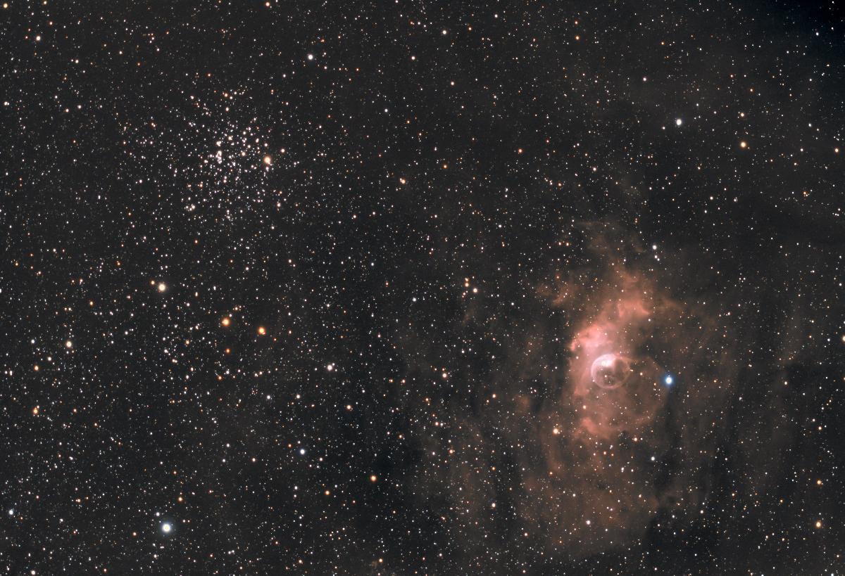 La Bulle + M52 en Ha-(R+Ha)VB