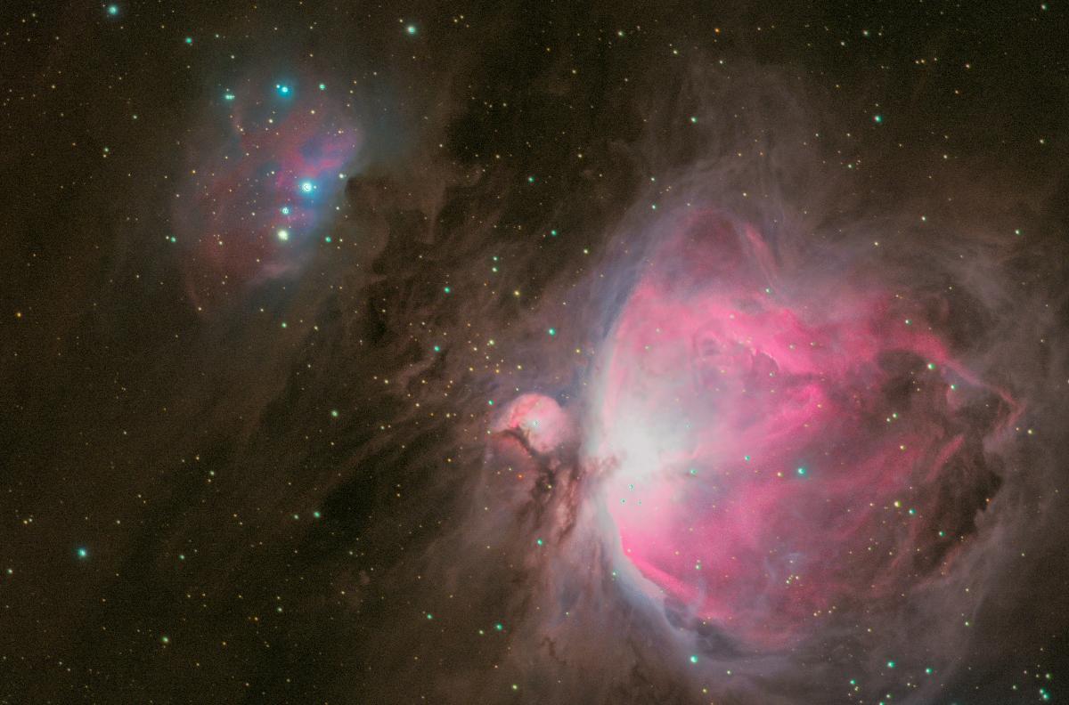 Nébuleuse d'Orion (M42) en Ha-RVB Nébuleuse d'Orion (M42) en Ha-RVB