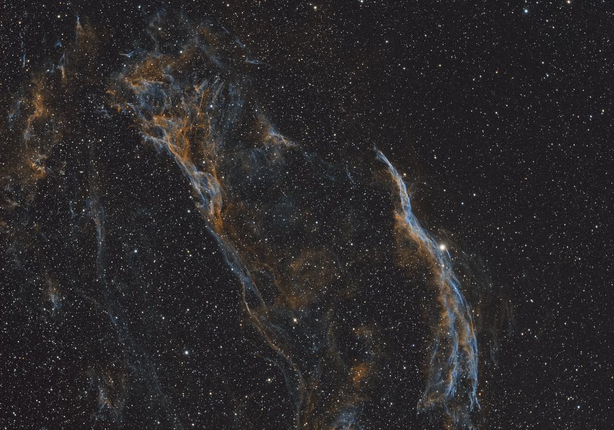 Les Dentelles (NGC6974 + NGC6960) Les Dentelles (NGC6974 + NGC6960)