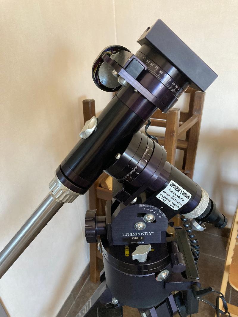 Monture Losmandy GM8 stepper