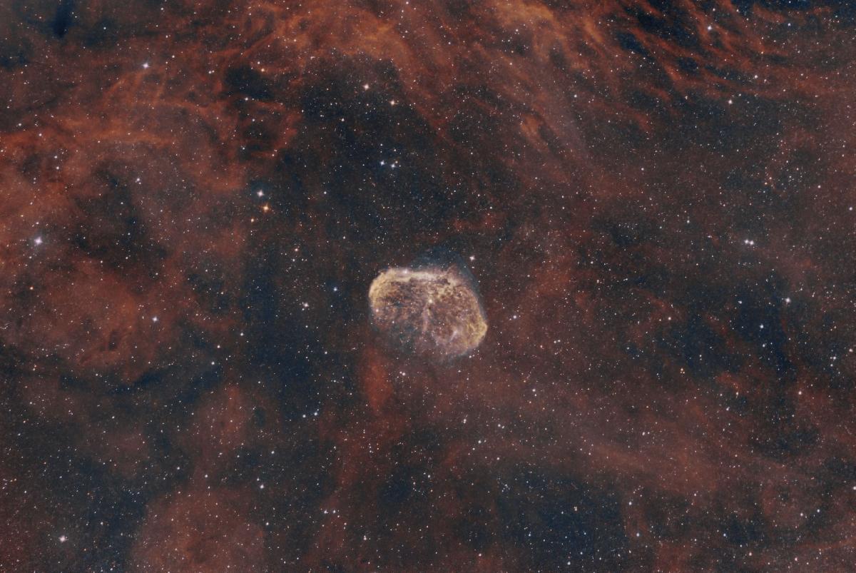NGC6888 - Croissant - Traitement SHO