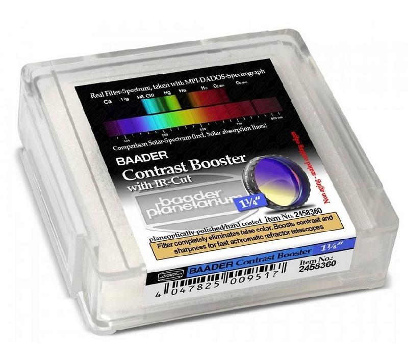 Filtre contrast Booster Baader  1.25 visuel et CCD 