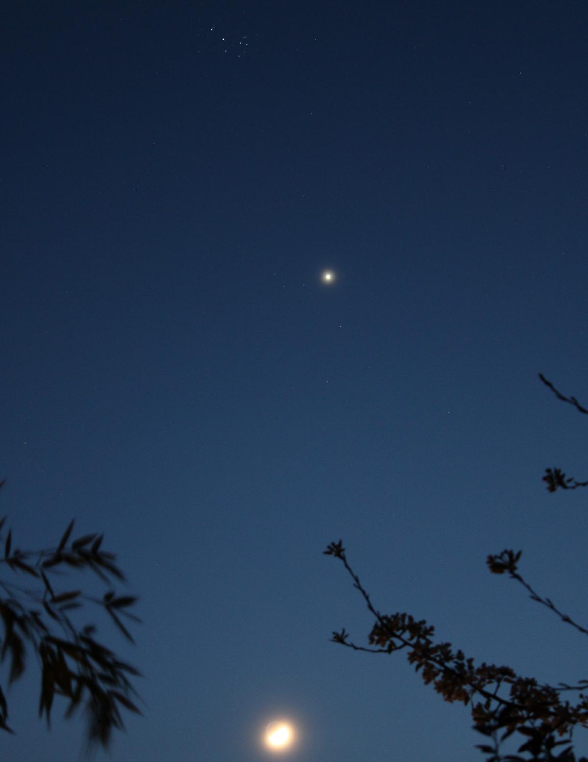 lune venus pleiades lune venus pleiades