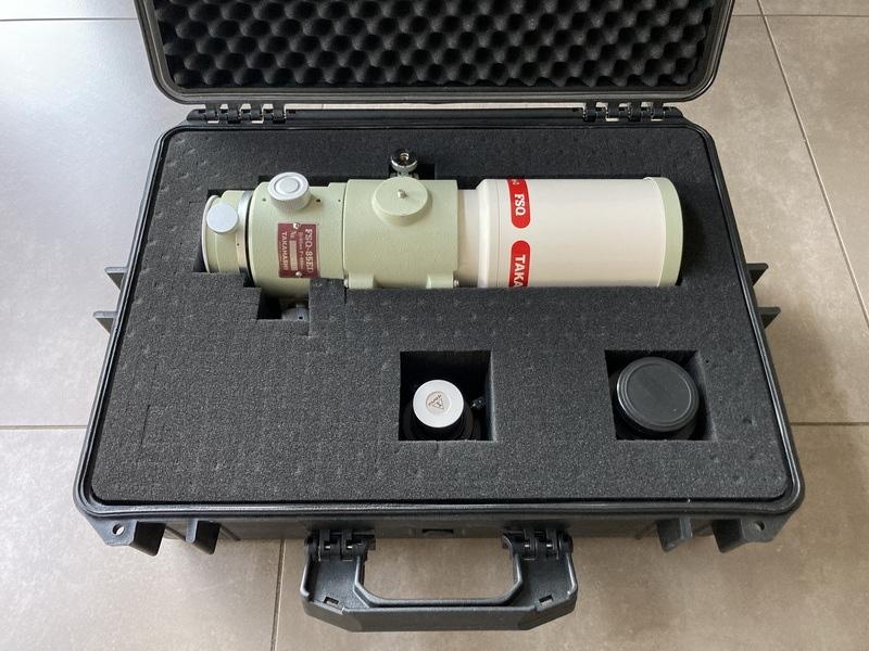 Lunette Takahashi FSQ-85ED + Flattener x1.01 Lunette Takahashi FSQ-85ED + Flattener x1.01