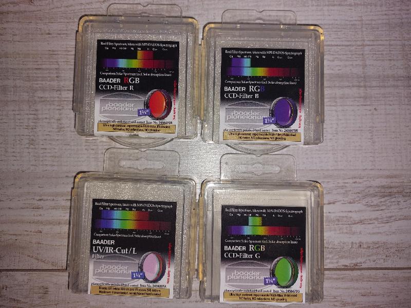 Filtres LRGB Baader CCD 31,75mm Filtres LRGB Baader CCD 31,75mm