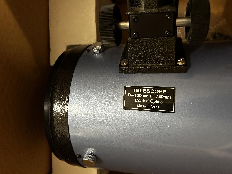 Skywatcher 150/750 sur eq 3-2