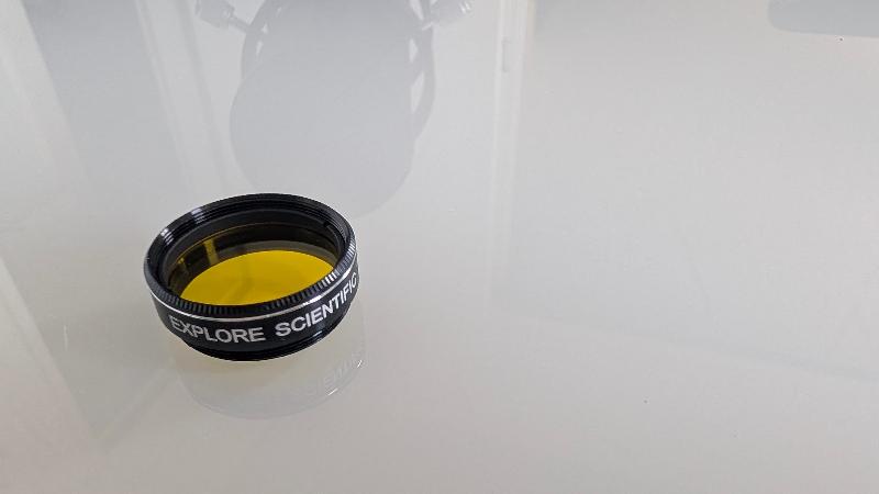 Filtre jaune N°12 Explore Scientific 31,75mm