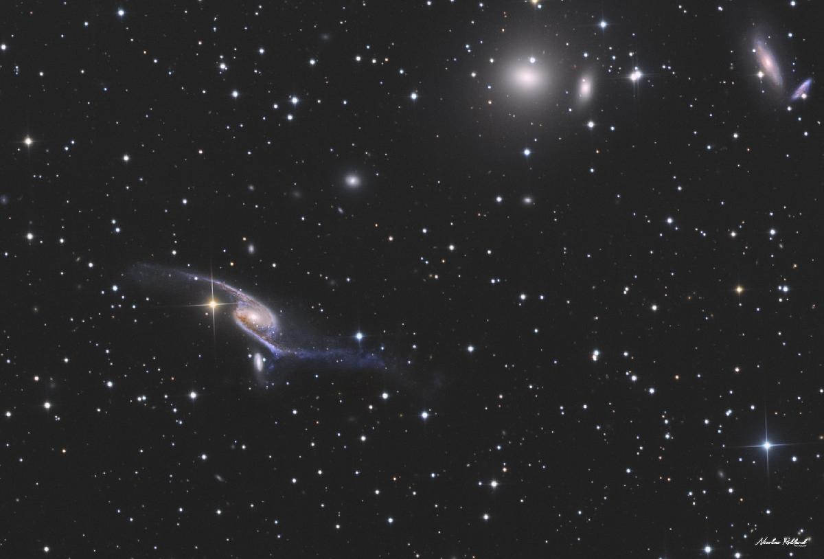 Interactions galactiques entre NGC3872 & IC4970
