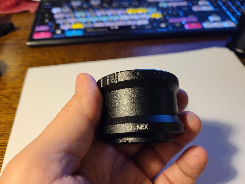 adaptateur monture Sony E vers T2 (M42)