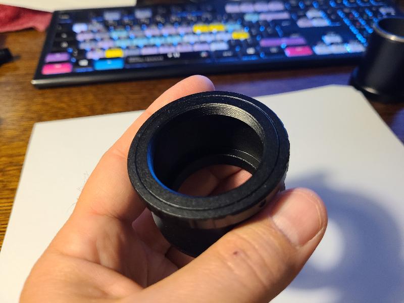 adaptateur monture Sony E vers T2 (M42)