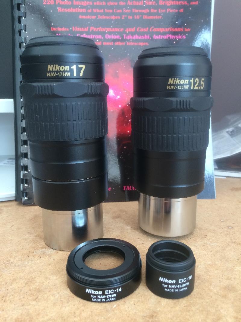 Nikon’s NAV 12,5 y 17 HW.