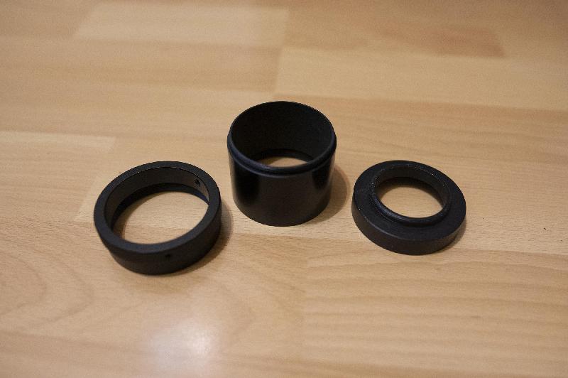 Tube allonge M48 et adapteurs 2" et T2