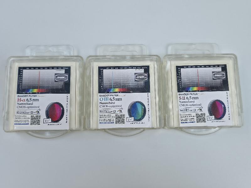 Lot de 3 filtres Baader cmos-optimized SHO 1,25"