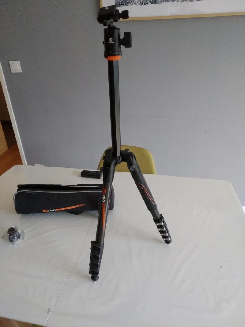 Trépied photo Vanguard VEO 265CB carbone 5 + rotule-ball Trépied photo Vanguard VEO 265CB carbone 5 + rotule-ball