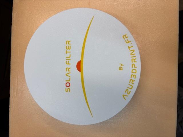 ERF Baader 160mm + barillet AZUR3D print