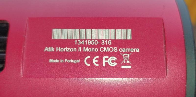 Caméra Atik Horizon 2 Mono Caméra Atik Horizon 2 Mono