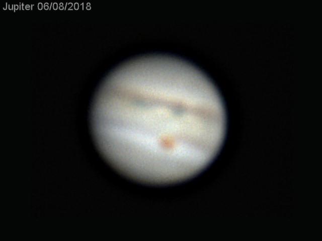 Jupiter du 6 août 2018 Jupiter du 6 août 2018