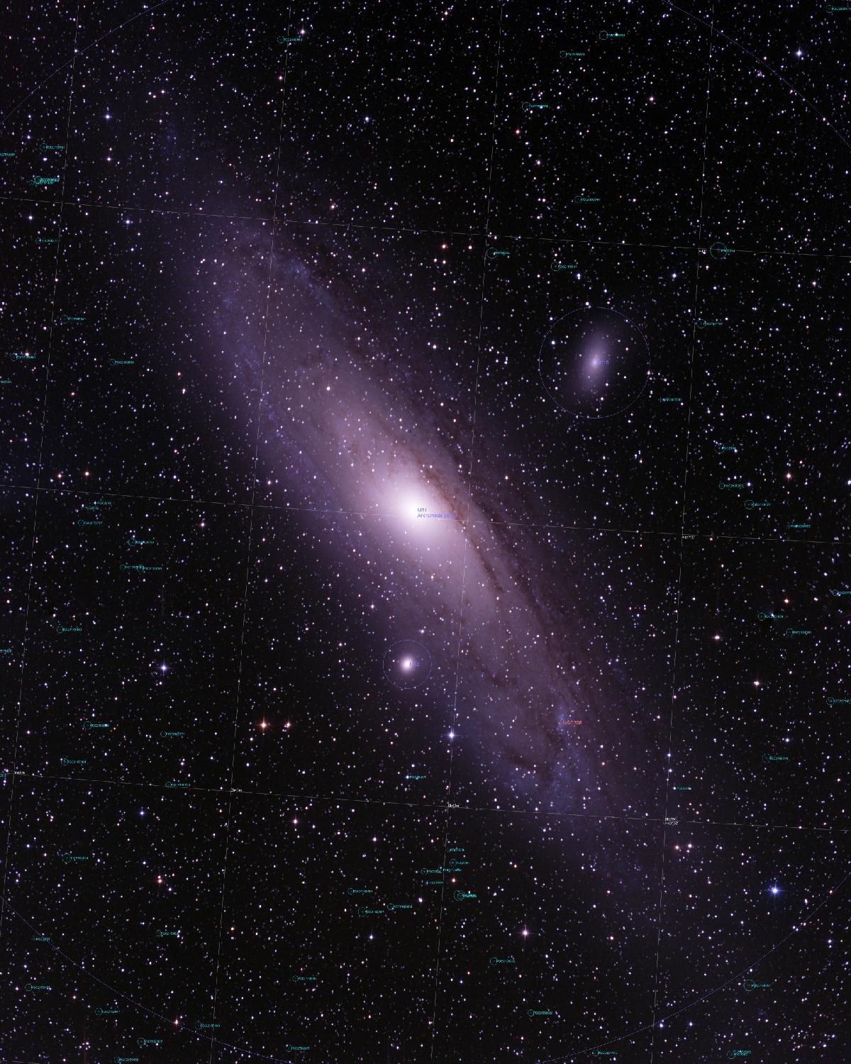 M31 M32 et M110 du 06/08/2018 - plate solving M31 M32 et M110 du 06/08/2018 - plate solving