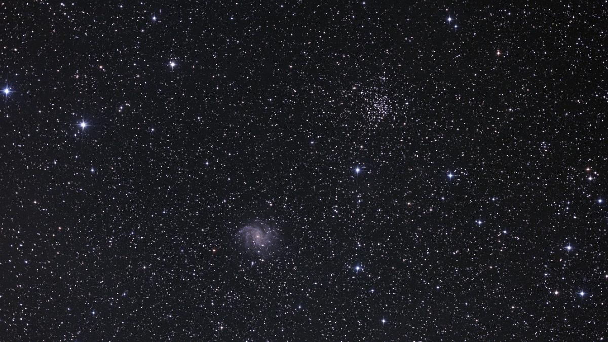 NGC 6946 Fireworks Galaxy et 6939 du 10/08/2018 NGC 6946 Fireworks Galaxy et 6939 du 10/08/2018
