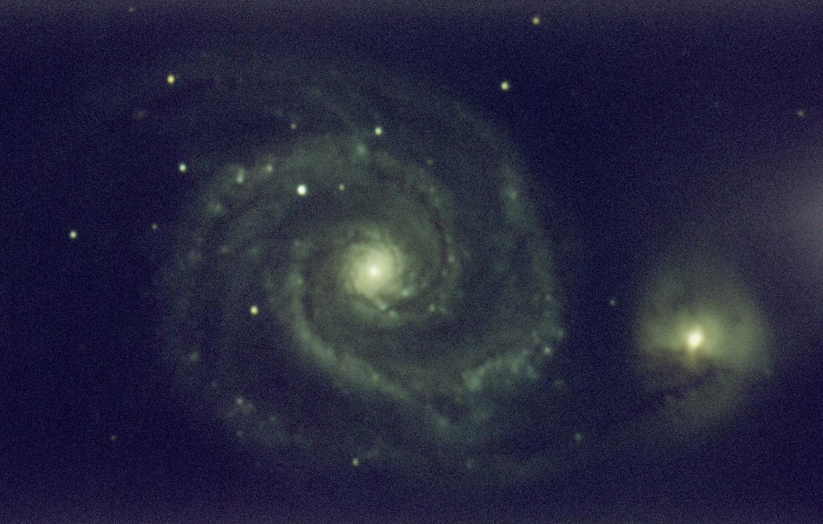 M51 en poses courtes à l'A7s
