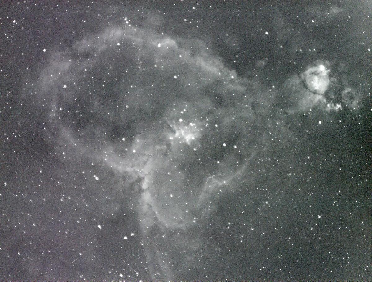 IC1805 au clair de lune IC1805 au clair de lune