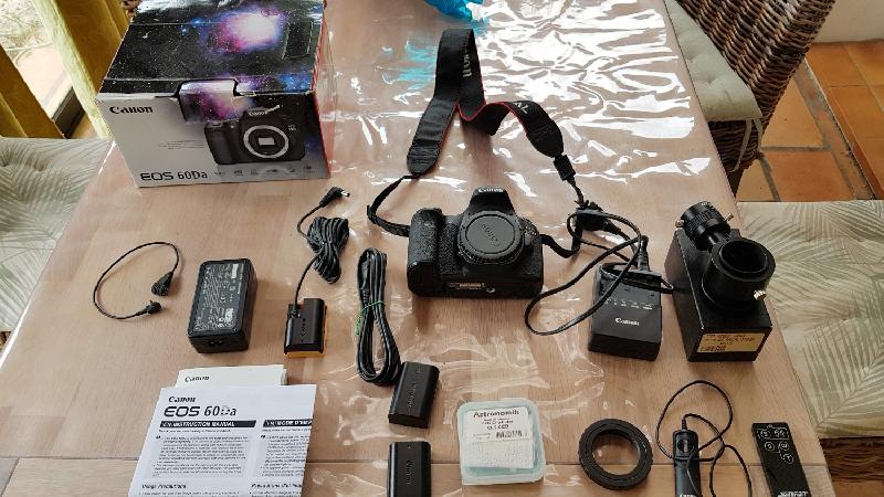 Canon 60 Da kit complet et accessoires état neuf Canon 60 Da kit complet et accessoires état neuf