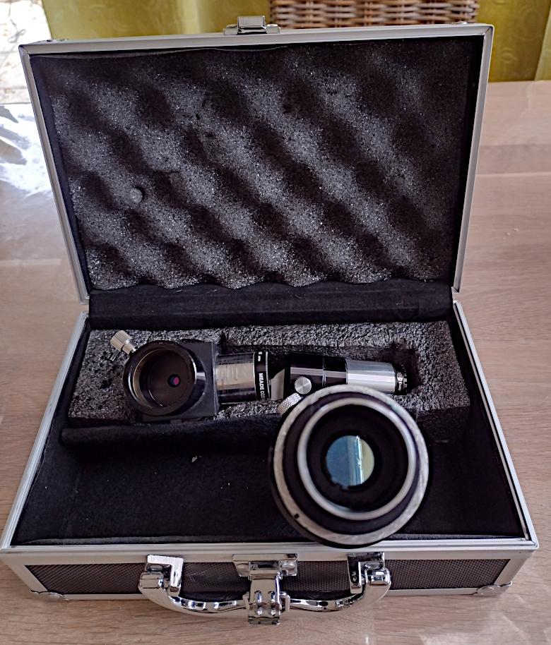 setup Halpha solaire etalon PST et camera DMK41 setup Halpha solaire etalon PST et camera DMK41