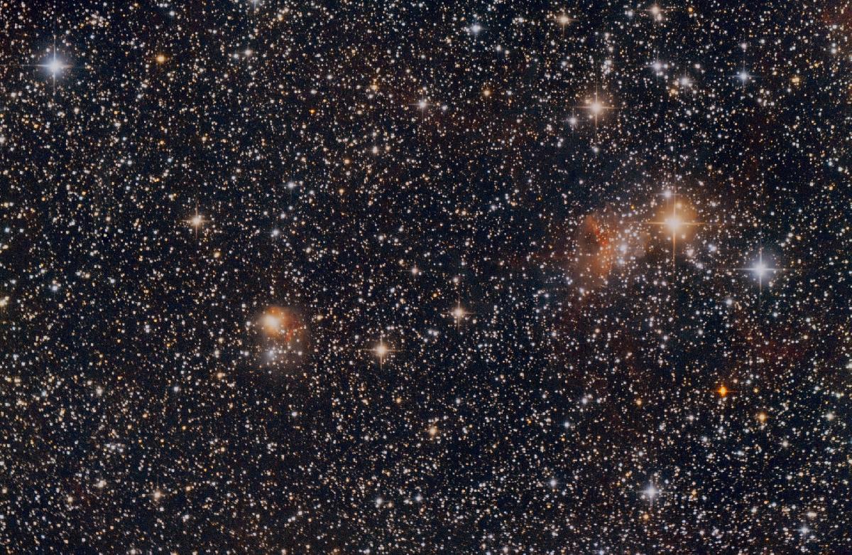 NGC 1931 & IC 417 La mouche & l'araignée NGC 1931 & IC 417 La mouche & l'araignée
