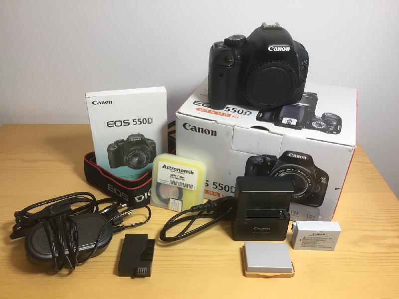 Canon EOS 550D - Setup Astrophoto + Accessoires Canon EOS 550D - Setup Astrophoto + Accessoires
