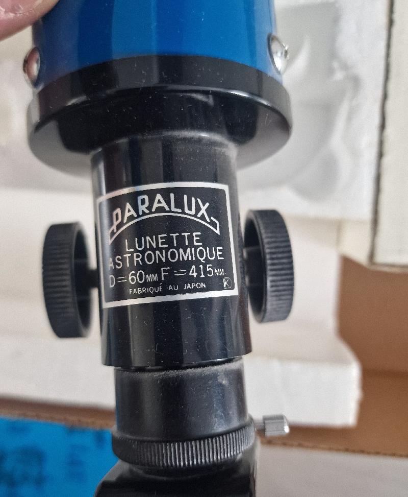 Don: lunette astronomique paralux